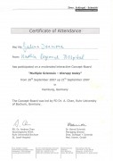 Сертификат участника Ивановой Галины Юрьевны 20-21 сентября 2007